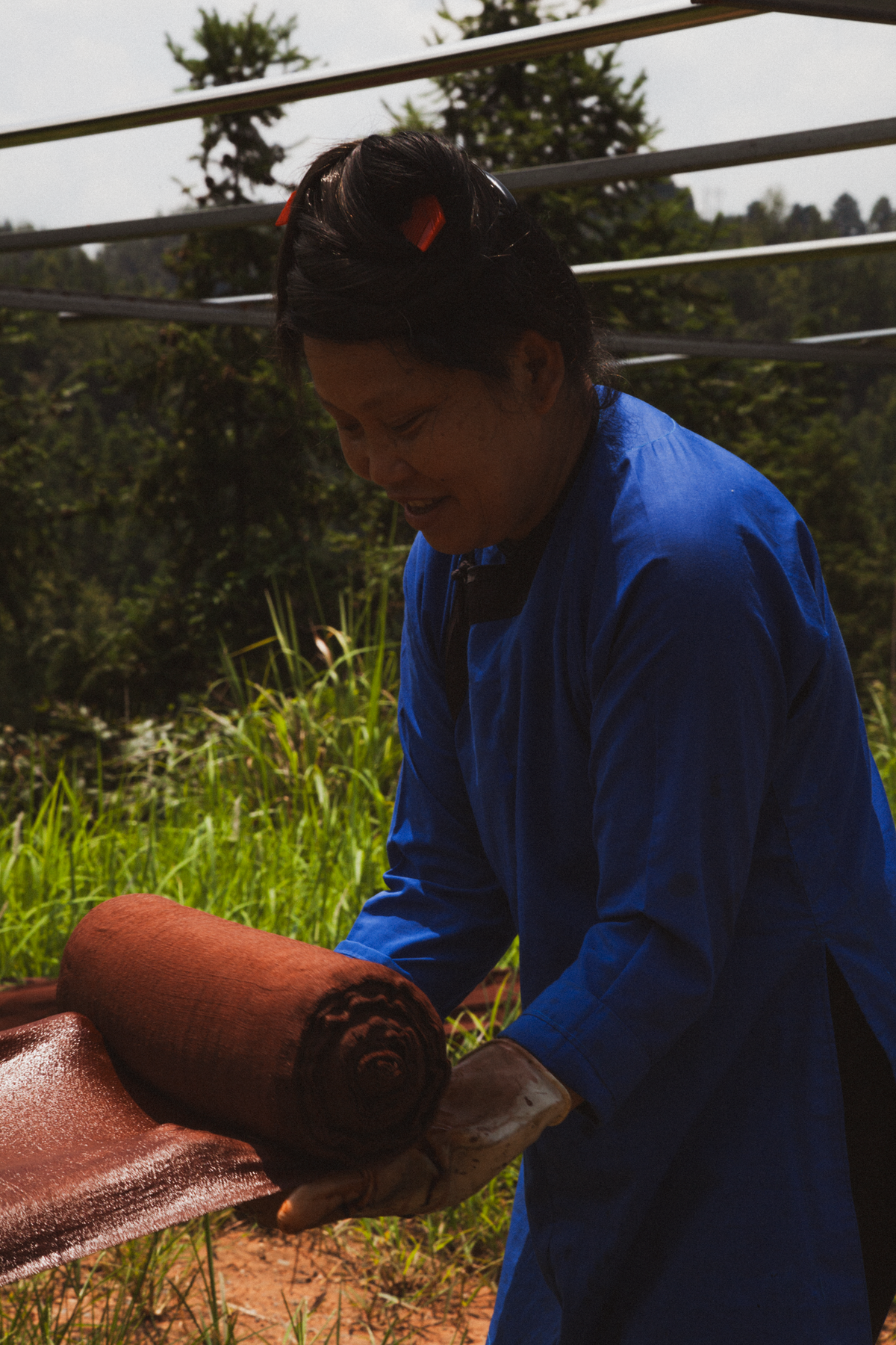 SHUANG JING 双景 Reversible tea runner (long version)